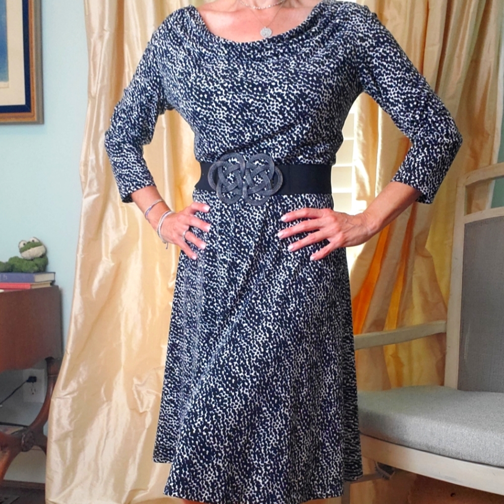 DVF 3/4 sleeve dress